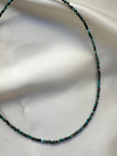 Indlæs billede til gallerivisning CHRYSOCOLLA FACET CHOKER NECKLACE Necklace The Crystal Avenues 
