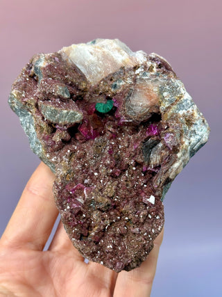 Cobaltoan Calcite on Dolomite – Kolwezi, DR Congo (3) Cluster The Crystal Avenues 