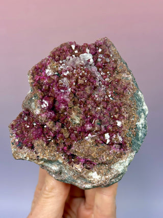 Cobaltoan Calcite on Dolomite – Kolwezi, DR Congo (4) Cluster The Crystal Avenues 