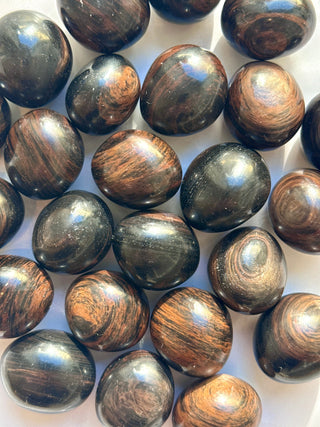 COPPERSHEEN OBSIDIAN TUMBLE STONE The Crystal Avenues 
