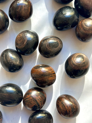 COPPERSHEEN OBSIDIAN TUMBLE STONE The Crystal Avenues 