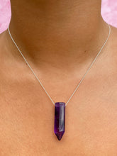 Indlæs billede til gallerivisning CRYSTAL NECKLACE - AMETHYST POINT Necklace The Crystal Avenues 
