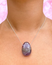 Indlæs billede til gallerivisning CRYSTAL NECKLACE - RAINBOW FLUORITE Necklace The Crystal Avenues 
