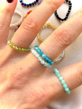 Indlæs billede til gallerivisning CRYSTAL STRETCH RINGS WITH FACETED BEADS Bracelet The Crystal Avenues 
