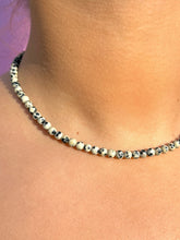 Load image into Gallery viewer, DALMATIAN JASPER CHOKER NECKLACE Necklace The Crystal Avenues 
