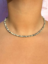 Load image into Gallery viewer, DALMATIAN JASPER CHOKER NECKLACE Necklace The Crystal Avenues 
