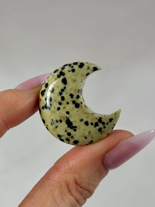 DALMATIAN JASPER MOON CRYSTAL (1) Raw Crystal The Crystal Avenues 