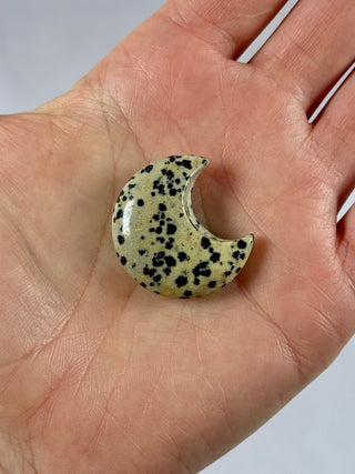 DALMATIAN JASPER MOON CRYSTAL (2) Raw Crystal The Crystal Avenues 