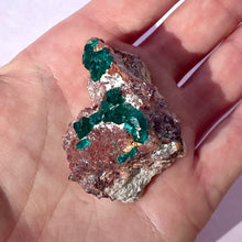 Load image into Gallery viewer, DIOPTASE (7) tumble stone The Crystal Avenues 
