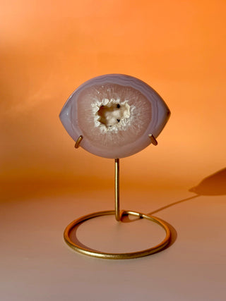 DRUZY AGATE EYE - EXCLUSIVE QUALITY (2) The Crystal Avenues 