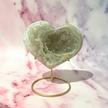 Load image into Gallery viewer, DRUZY AGATE HEART - EXCLUSIVE QUALITY (3) The Crystal Avenues 
