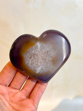 Indlæs billede til gallerivisning DRUZY AGATE HEART - EXCLUSIVE QUALITY (F) The Crystal Avenues 
