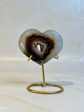 Load image into Gallery viewer, DRUZY AGATE HEART - EXCLUSIVE QUALITY (J) The Crystal Avenues 
