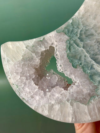 DRUZY AGATE MOON - EXCLUSIVE QUALITY (1) The Crystal Avenues 