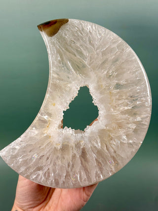 DRUZY AGATE MOON - EXCLUSIVE QUALITY (3) The Crystal Avenues 