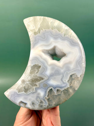 DRUZY AGATE MOON - EXCLUSIVE QUALITY (6) The Crystal Avenues 