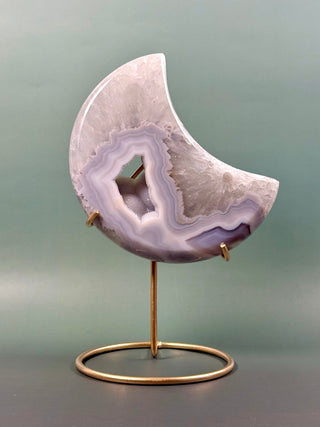 DRUZY AGATE MOON - EXCLUSIVE QUALITY (6) The Crystal Avenues 