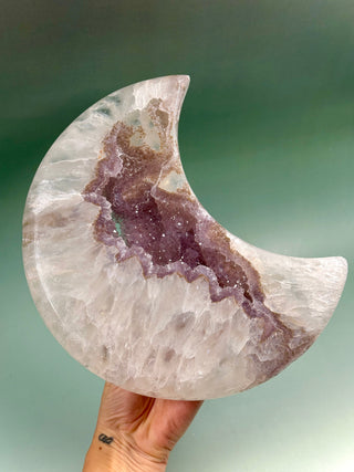 DRUZY AGATE MOON - EXCLUSIVE QUALITY (B) The Crystal Avenues 