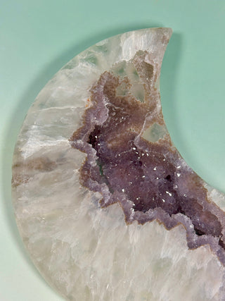 DRUZY AGATE MOON - EXCLUSIVE QUALITY (B) The Crystal Avenues 