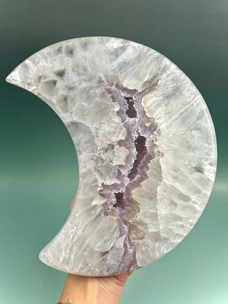 DRUZY AGATE MOON - EXCLUSIVE QUALITY (B) The Crystal Avenues 
