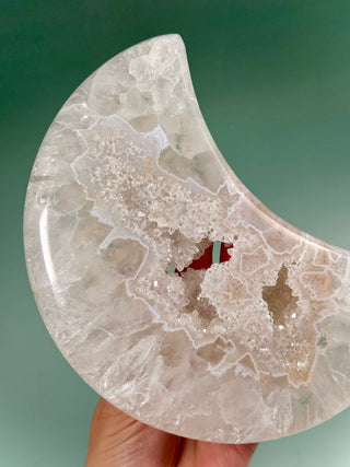 DRUZY AGATE MOON - EXCLUSIVE QUALITY (C) The Crystal Avenues 