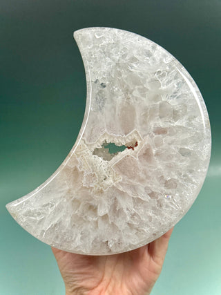 DRUZY AGATE MOON - EXCLUSIVE QUALITY (C) The Crystal Avenues 
