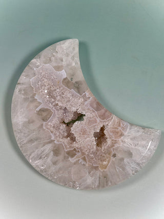 DRUZY AGATE MOON - EXCLUSIVE QUALITY (C) The Crystal Avenues 