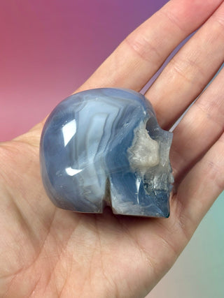 DRUZY AGATE SKULL (3) The Crystal Avenues 