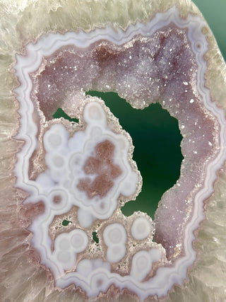 DRUZY AGATE SLAB XL (2) The Crystal Avenues 