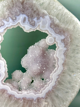 DRUZY AGATE SLAB XL (2) The Crystal Avenues 