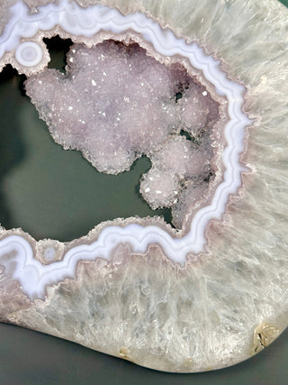 DRUZY AGATE SLAB XL (2) The Crystal Avenues 