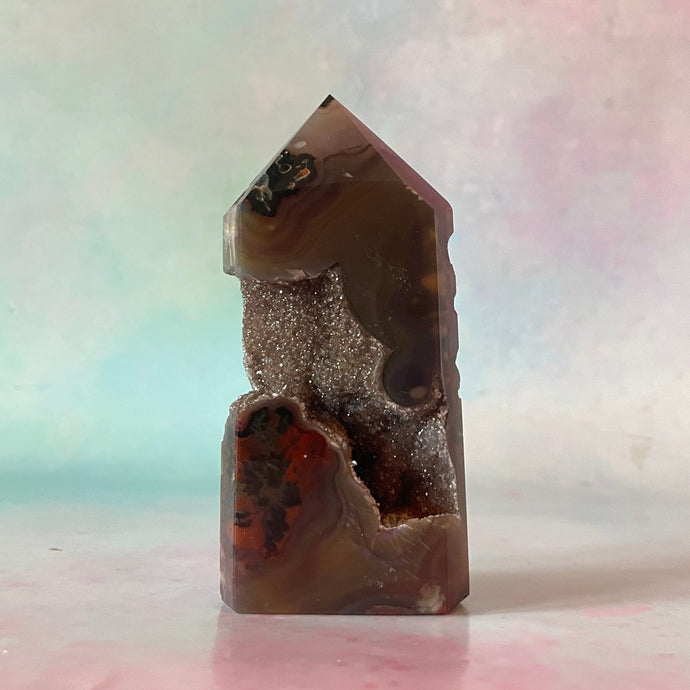 DRUZY AGATE TOWER #13 The Crystal Avenues 