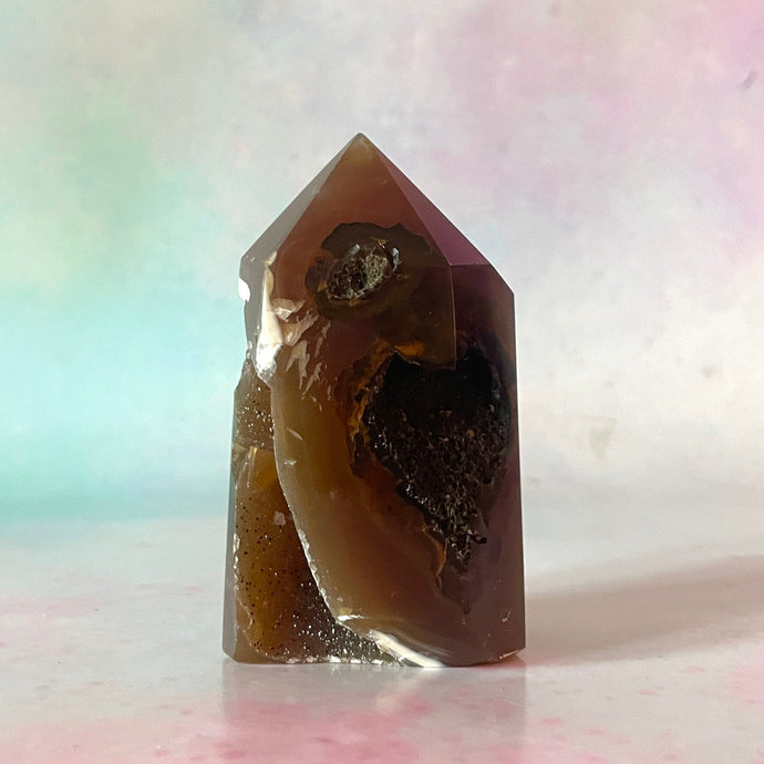 DRUZY AGATE TOWER #17 The Crystal Avenues 