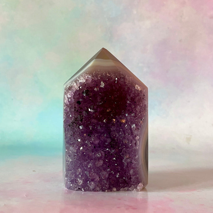 DRUZY AGATE TOWER #3 The Crystal Avenues 