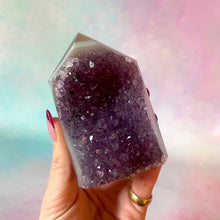 Load image into Gallery viewer, DRUZY AGATE TOWER #3 The Crystal Avenues 
