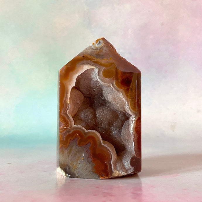 DRUZY AGATE TOWER #4 The Crystal Avenues 