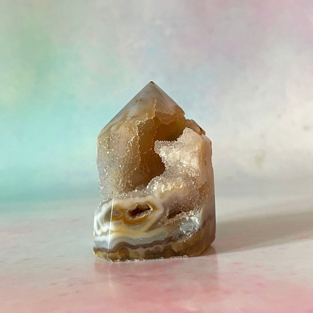 DRUZY AGATE TOWER #43 The Crystal Avenues 