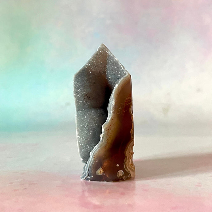 DRUZY AGATE TOWER #48 The Crystal Avenues 