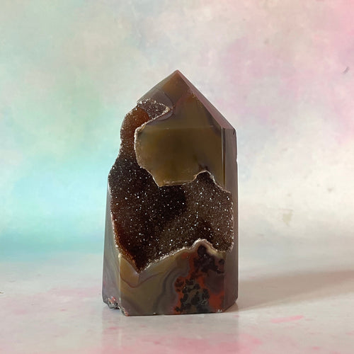 DRUZY AGATE TOWER #5 The Crystal Avenues 