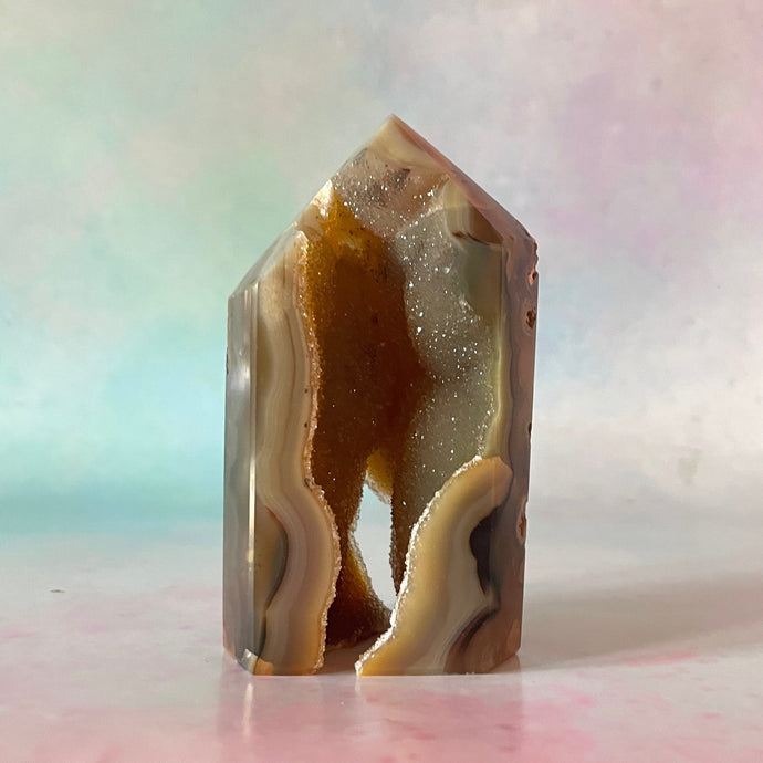 DRUZY AGATE TOWER #6 The Crystal Avenues 