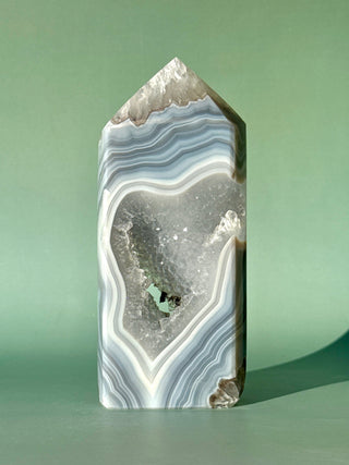 DRUZY AGATE TOWER - EXCLUSIVE QUALITY (10) The Crystal Avenues 