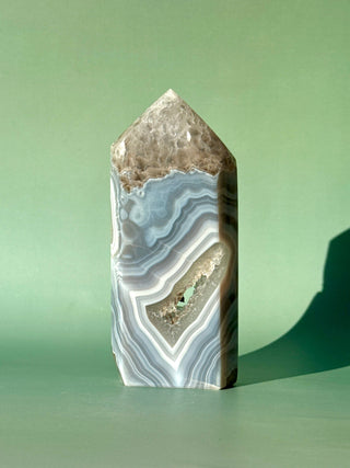 DRUZY AGATE TOWER - EXCLUSIVE QUALITY (10) The Crystal Avenues 