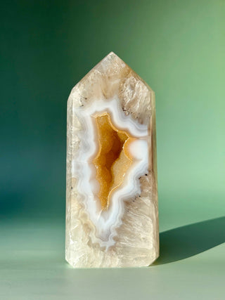 DRUZY AGATE TOWER - EXCLUSIVE QUALITY (18) The Crystal Avenues 