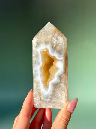 DRUZY AGATE TOWER - EXCLUSIVE QUALITY (18) The Crystal Avenues 