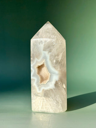 DRUZY AGATE TOWER - EXCLUSIVE QUALITY (19) The Crystal Avenues 