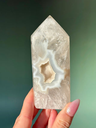 DRUZY AGATE TOWER - EXCLUSIVE QUALITY (19) The Crystal Avenues 