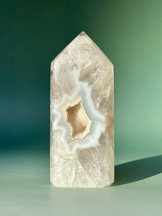 DRUZY AGATE TOWER - EXCLUSIVE QUALITY (19) The Crystal Avenues 