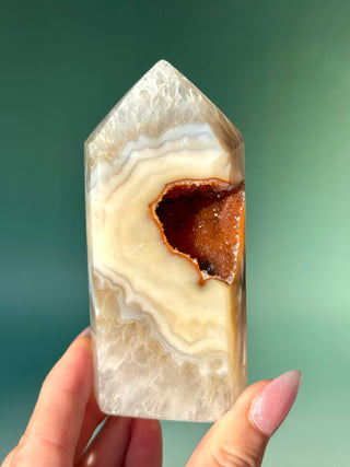 DRUZY AGATE TOWER - EXCLUSIVE QUALITY (20) The Crystal Avenues 