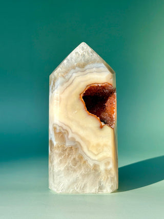 DRUZY AGATE TOWER - EXCLUSIVE QUALITY (20) The Crystal Avenues 
