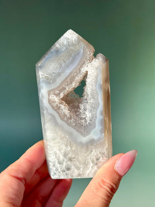DRUZY AGATE TOWER - EXCLUSIVE QUALITY (21) The Crystal Avenues 
